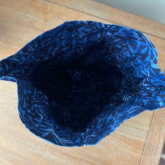 Harris Tweed Wool Drawstring Knitting Bag - Picture 6 of 9